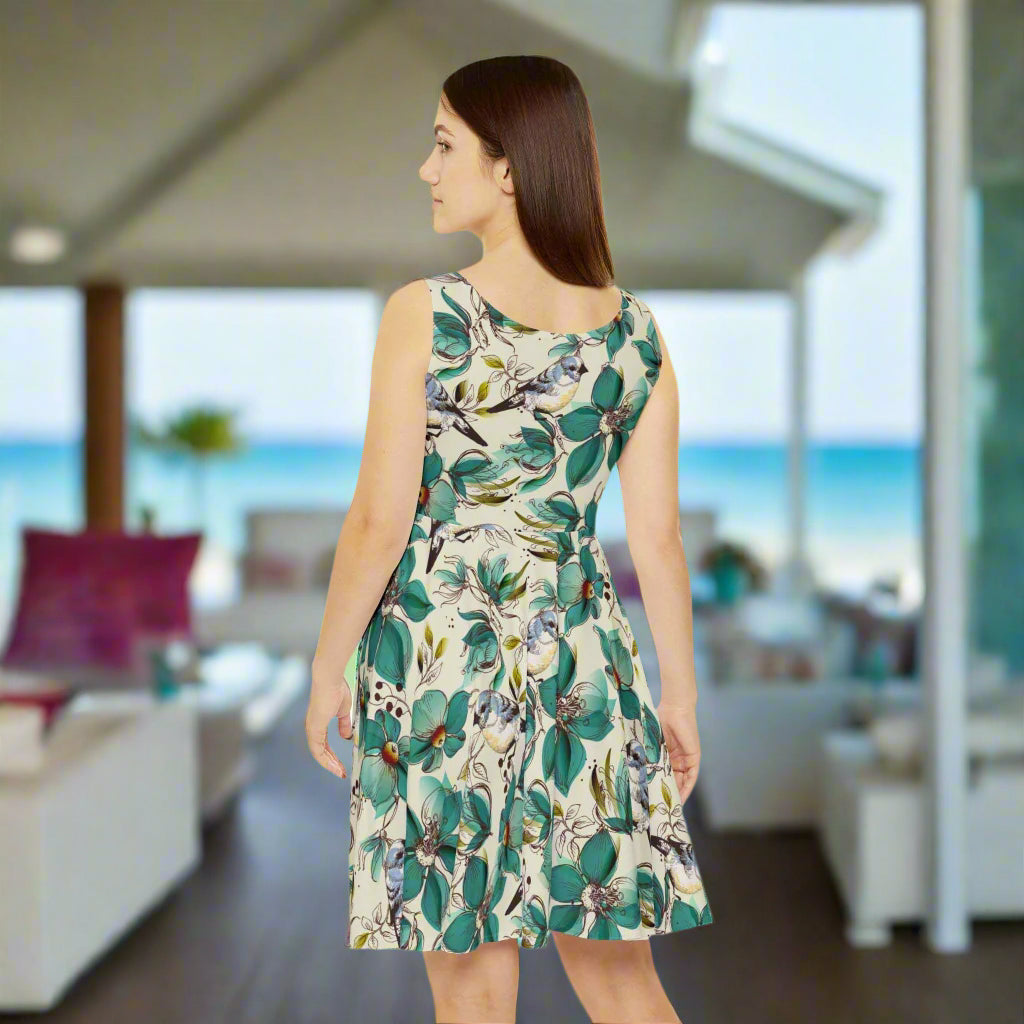 Women's Skater Dress - Vibrant Summer & Casual Beachwear for Women