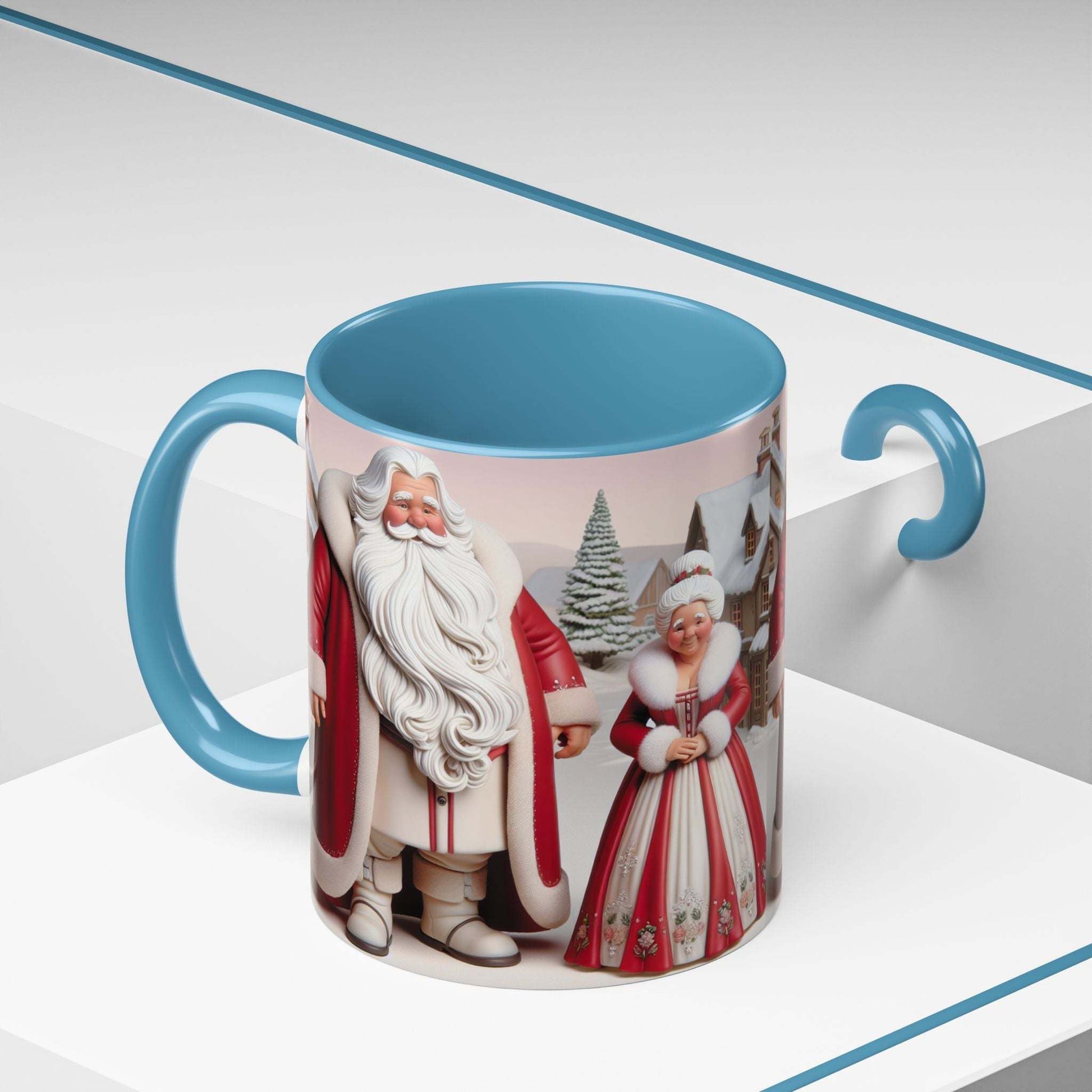 Ms Clause CoffeeLeanne Roberts DesignsMug Mr and Ms Clause Coffee or Hot Chocolate CeramicThis exquisite Mr and Ms Clause Ceramic Mug is the perfect addition to elevate your daily ritual or unwind in the evenings. Its vibrant hues and glossy sheen will in