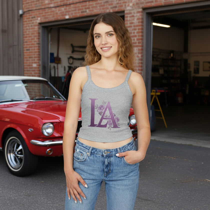 LA Floral Design Women's Spaghetti Strap Tank Top/ Love Apparel Company