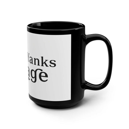 Ripps And Yanks Garage Custom Black Garage Mug - 15oz Coffee Cup