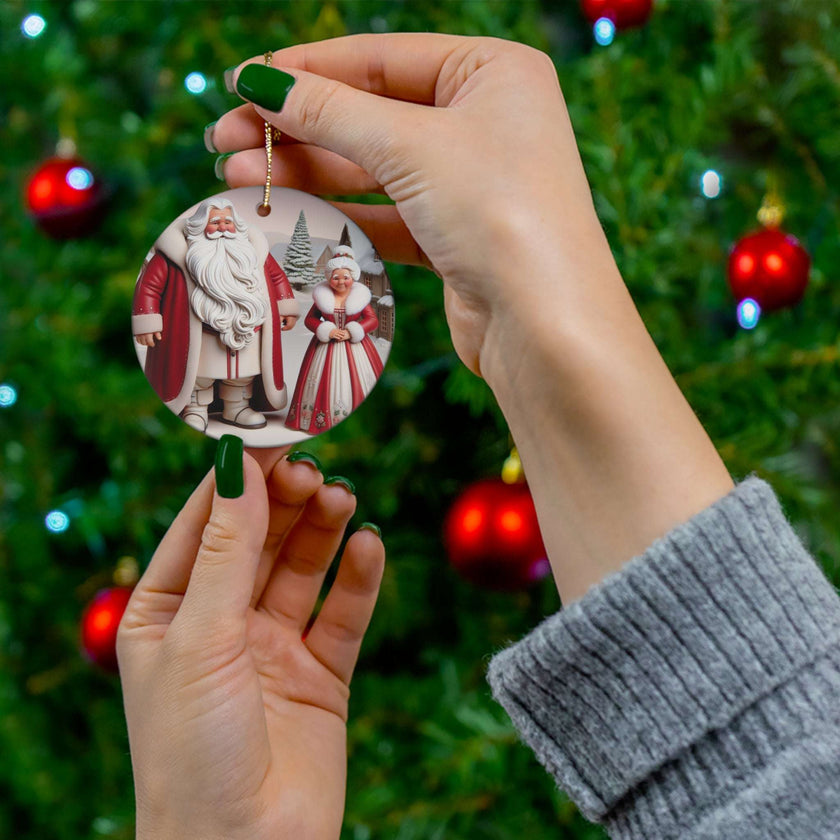 Christmas Ceramic Ornament MrLeanne Roberts DesignsChristmas Ceramic Ornament Mr. and Ms. ClauseTake your holiday decorations to the next level with the Christmas Ceramic Ornament Mr. and Ms. Claus. Whether you're an avid Christmas lover or a collector, this or