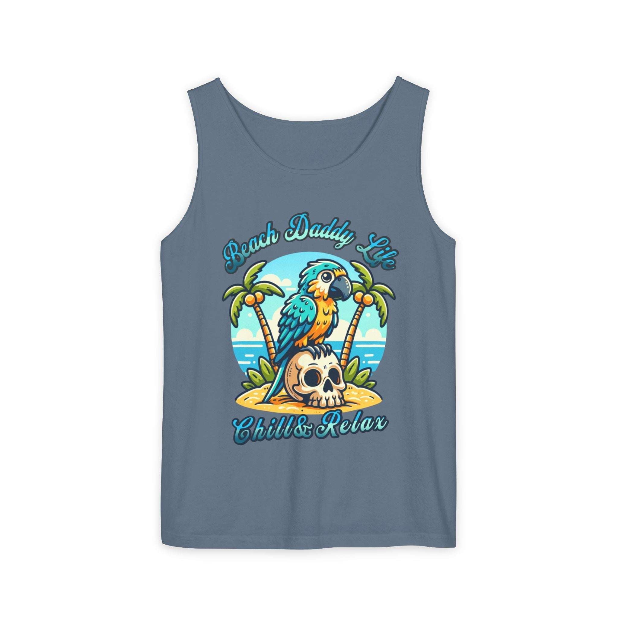 Beach Daddy Life Tank TopLeanne Roberts DesignsBeach Daddy Life Tank TopXS
S
M
L
XL
2XL
3XL




Width, in
16.50
17.50
19.50
21.25
23.00
25.00
27.00


Length, in
25.25
26.62
28.00
29.37
30.75
31.62
32.50



The Beach Daddy Life Tank Top e