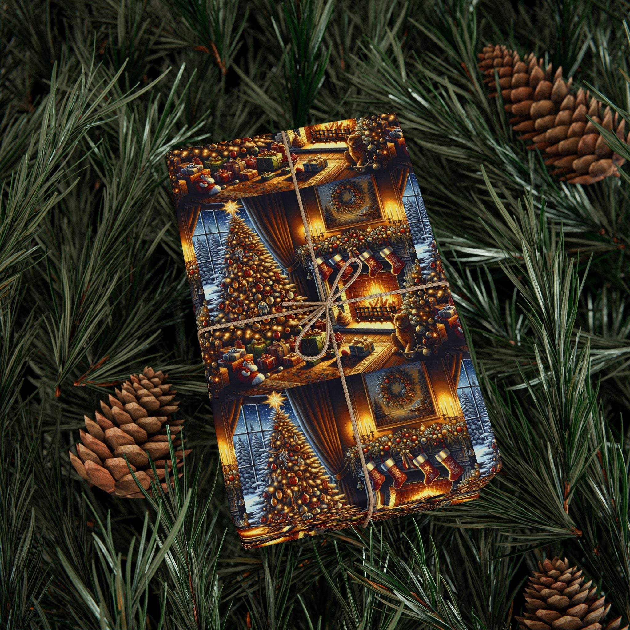 Christmas Tree Wrapping PaperLeanne Roberts DesignsChristmas Tree Wrapping PaperTransform the look of your gifts with Christmas Tree Wrapping Paper! Infuse warmth and joy into your presents with this cozy and festive wrapping paper, suitable for