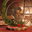 Cozy Bear Christmas Metal Ornament