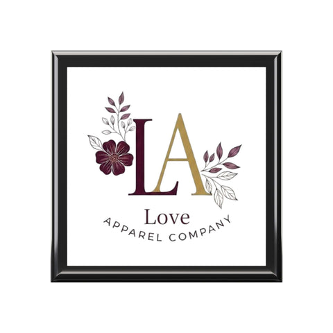 Elegant Jewelry Box with Floral Design for Keepsakes