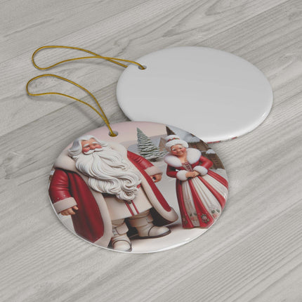 Christmas Ceramic Ornament MrLeanne Roberts DesignsChristmas Ceramic Ornament Mr. and Ms. ClauseTake your holiday decorations to the next level with the Christmas Ceramic Ornament Mr. and Ms. Claus. Whether you're an avid Christmas lover or a collector, this or