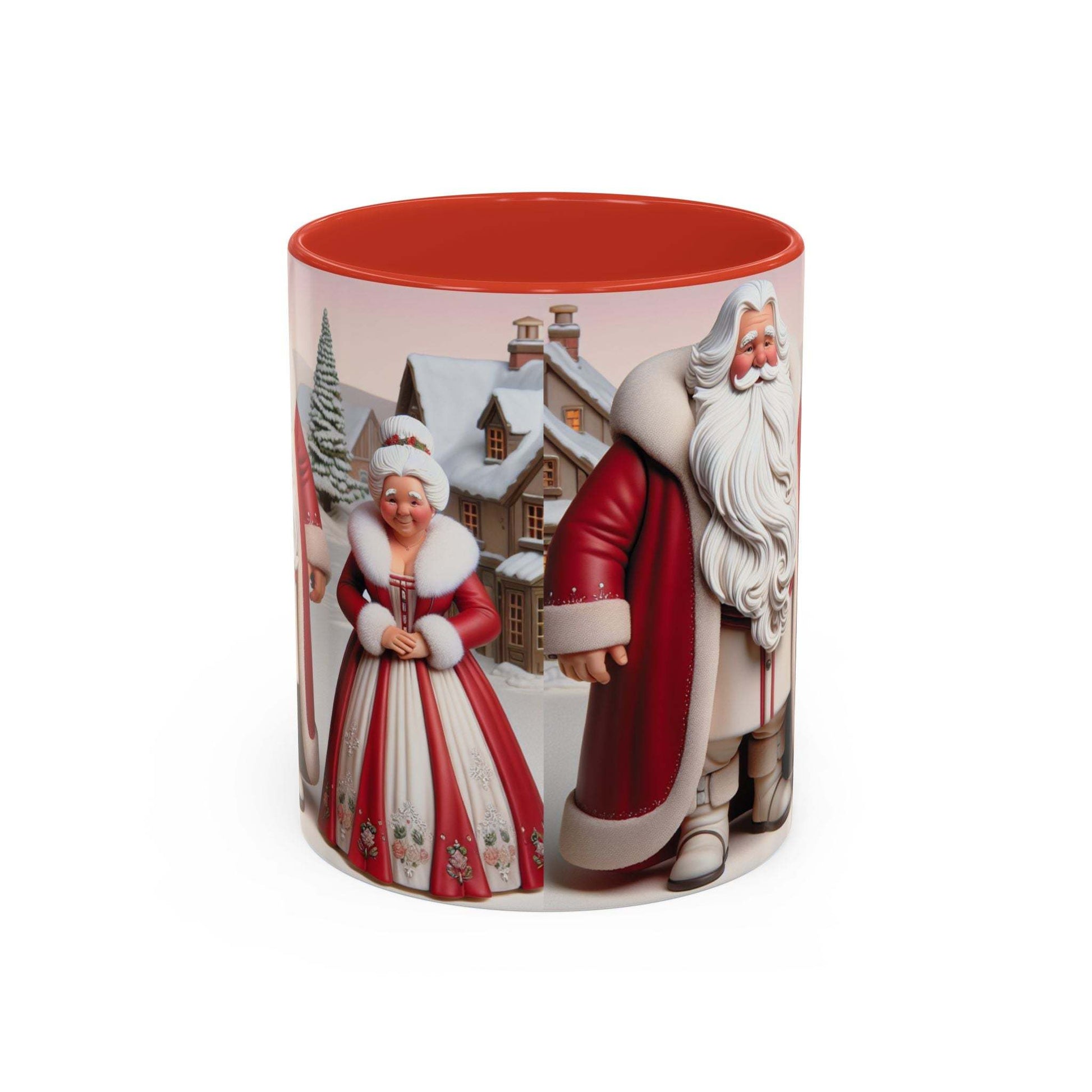 Ms Clause CoffeeLeanne Roberts DesignsMug Mr and Ms Clause Coffee or Hot Chocolate CeramicThis exquisite Mr and Ms Clause Ceramic Mug is the perfect addition to elevate your daily ritual or unwind in the evenings. Its vibrant hues and glossy sheen will in