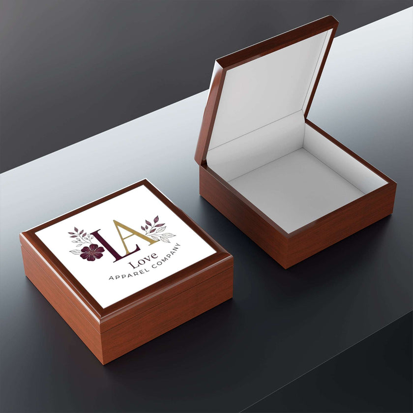 Elegant Jewelry Box with Floral Design for Keepsakes