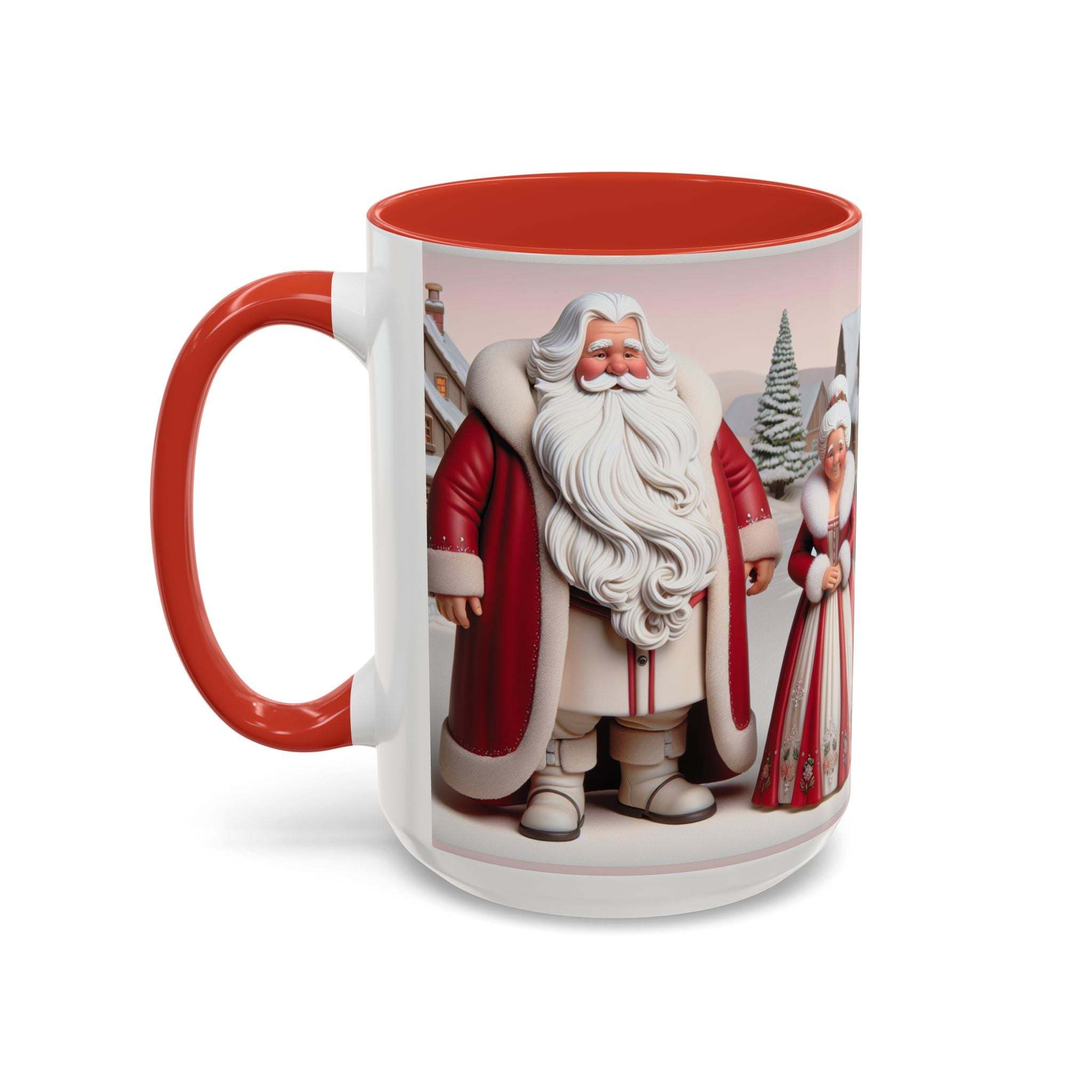 Ms Clause CoffeeLeanne Roberts DesignsMug Mr and Ms Clause Coffee or Hot Chocolate CeramicThis exquisite Mr and Ms Clause Ceramic Mug is the perfect addition to elevate your daily ritual or unwind in the evenings. Its vibrant hues and glossy sheen will in