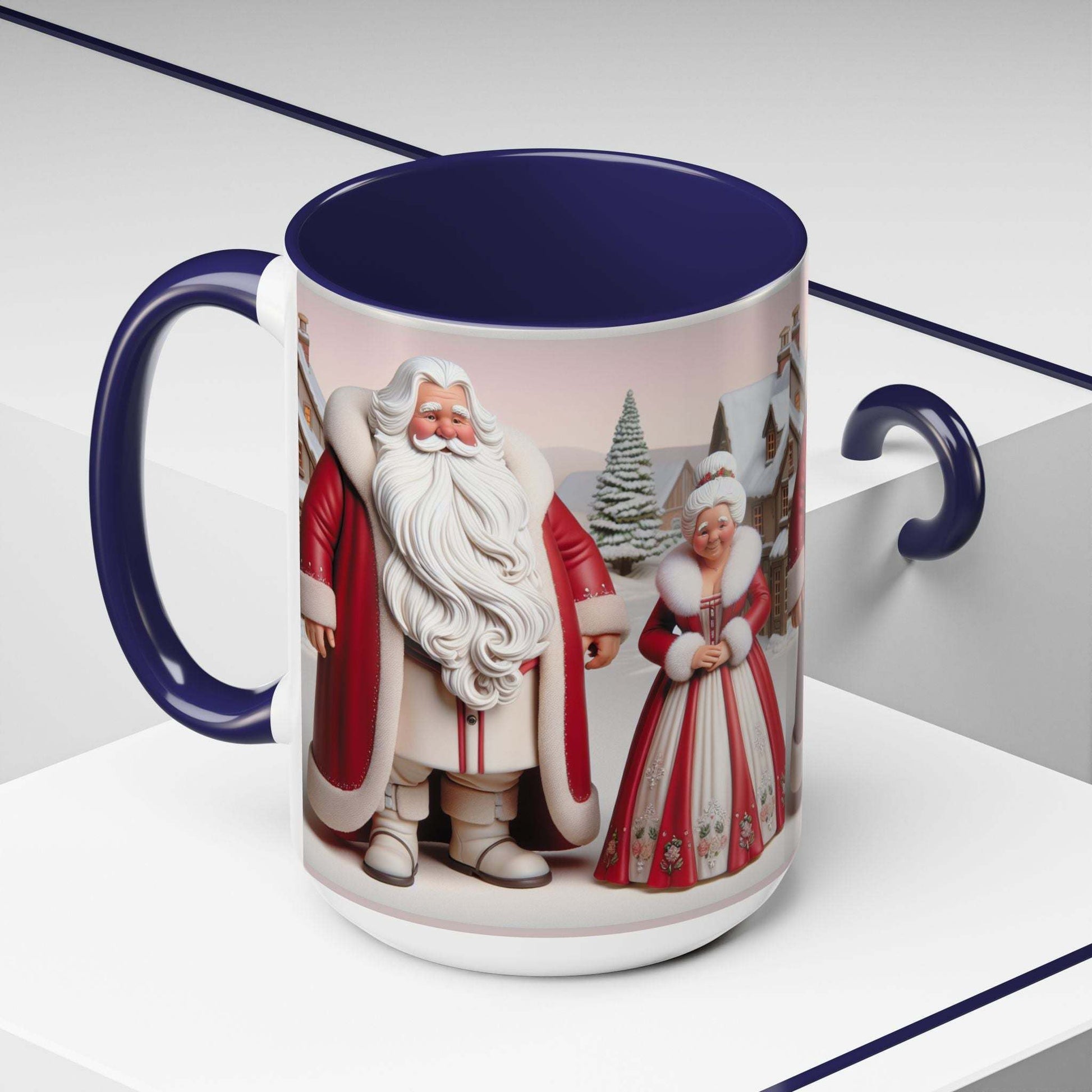 Ms Clause CoffeeLeanne Roberts DesignsMug Mr and Ms Clause Coffee or Hot Chocolate CeramicThis exquisite Mr and Ms Clause Ceramic Mug is the perfect addition to elevate your daily ritual or unwind in the evenings. Its vibrant hues and glossy sheen will in