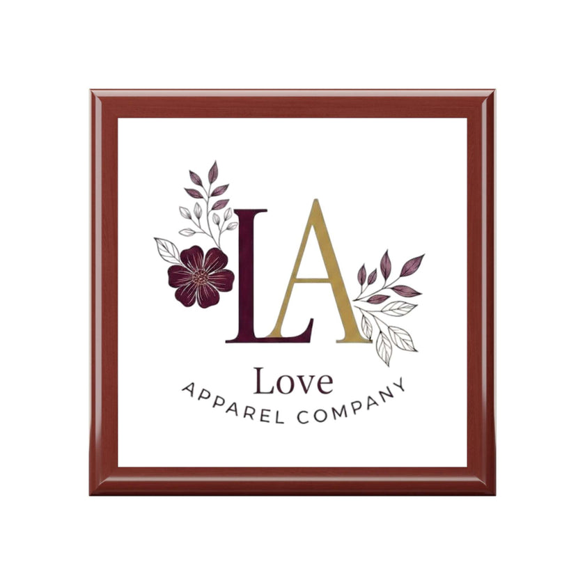 Elegant Jewelry Box with Floral Design for Keepsakes