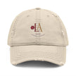 Embroidery Distressed Dad Hat - LA Love Apparel Design