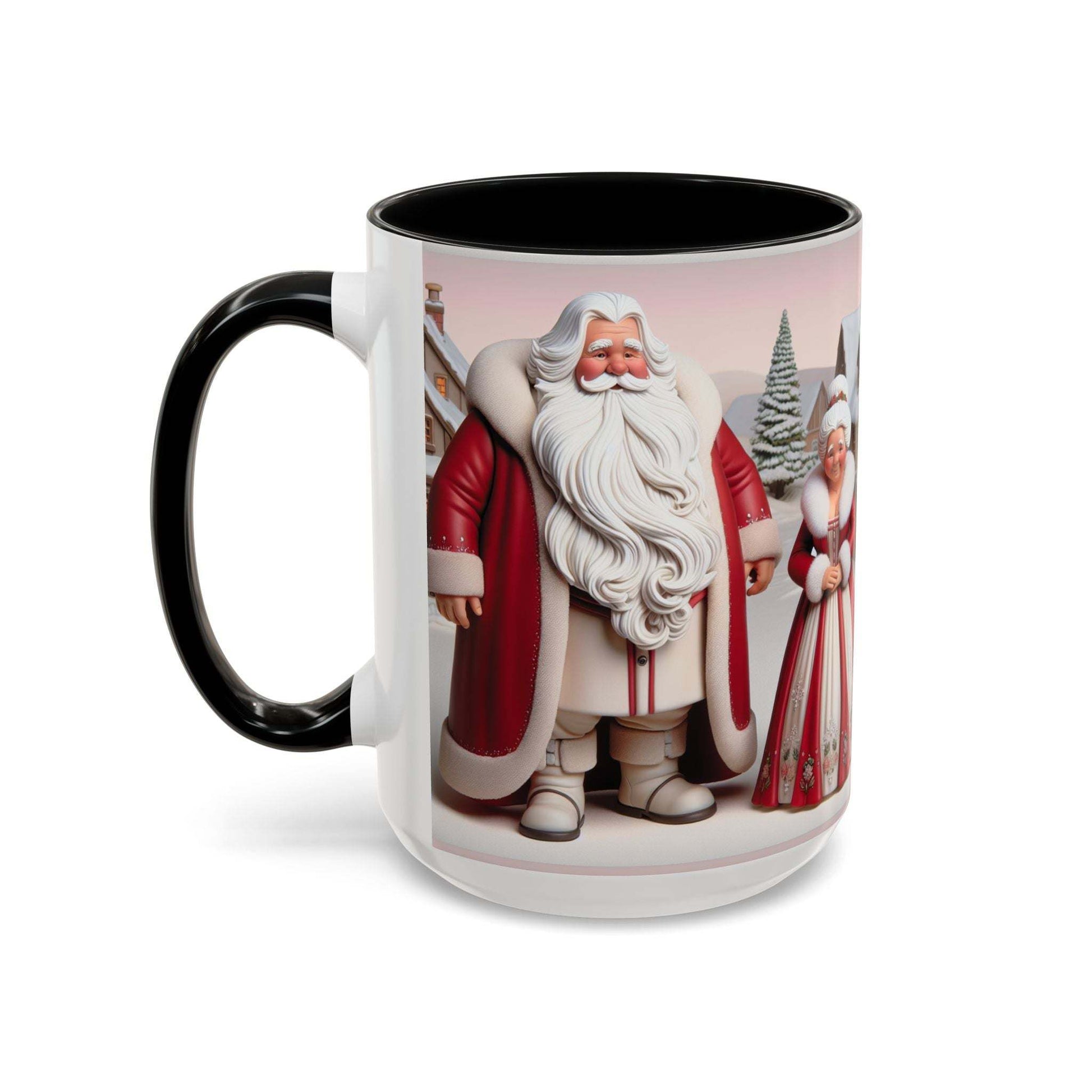Ms Clause CoffeeLeanne Roberts DesignsMug Mr and Ms Clause Coffee or Hot Chocolate CeramicThis exquisite Mr and Ms Clause Ceramic Mug is the perfect addition to elevate your daily ritual or unwind in the evenings. Its vibrant hues and glossy sheen will in