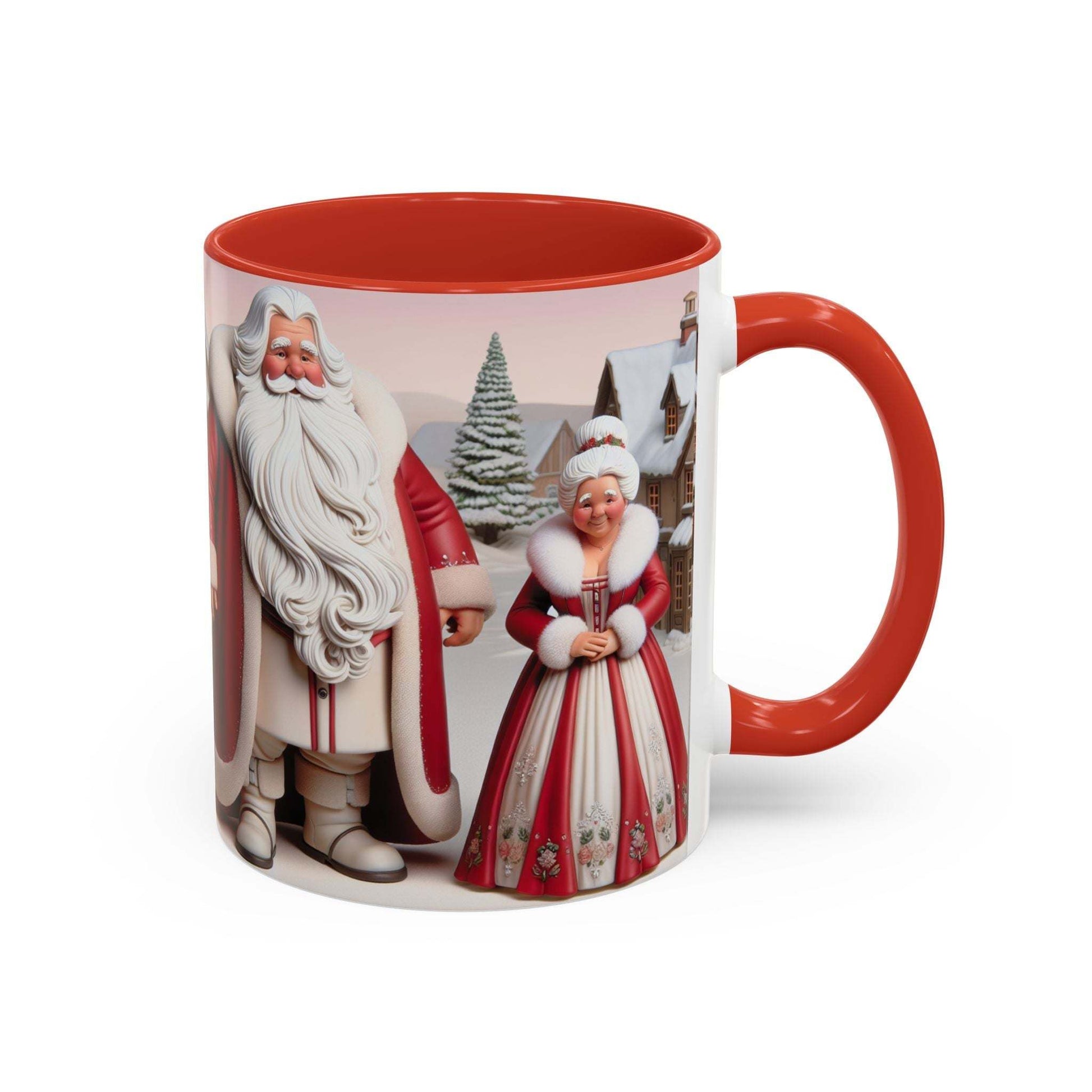 Ms Clause CoffeeLeanne Roberts DesignsMug Mr and Ms Clause Coffee or Hot Chocolate CeramicThis exquisite Mr and Ms Clause Ceramic Mug is the perfect addition to elevate your daily ritual or unwind in the evenings. Its vibrant hues and glossy sheen will in