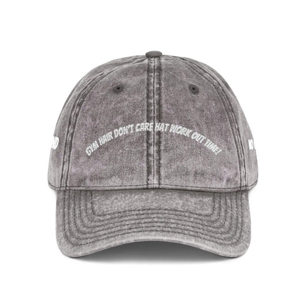 Vintage Embroidered Cap with Quirky Slogans