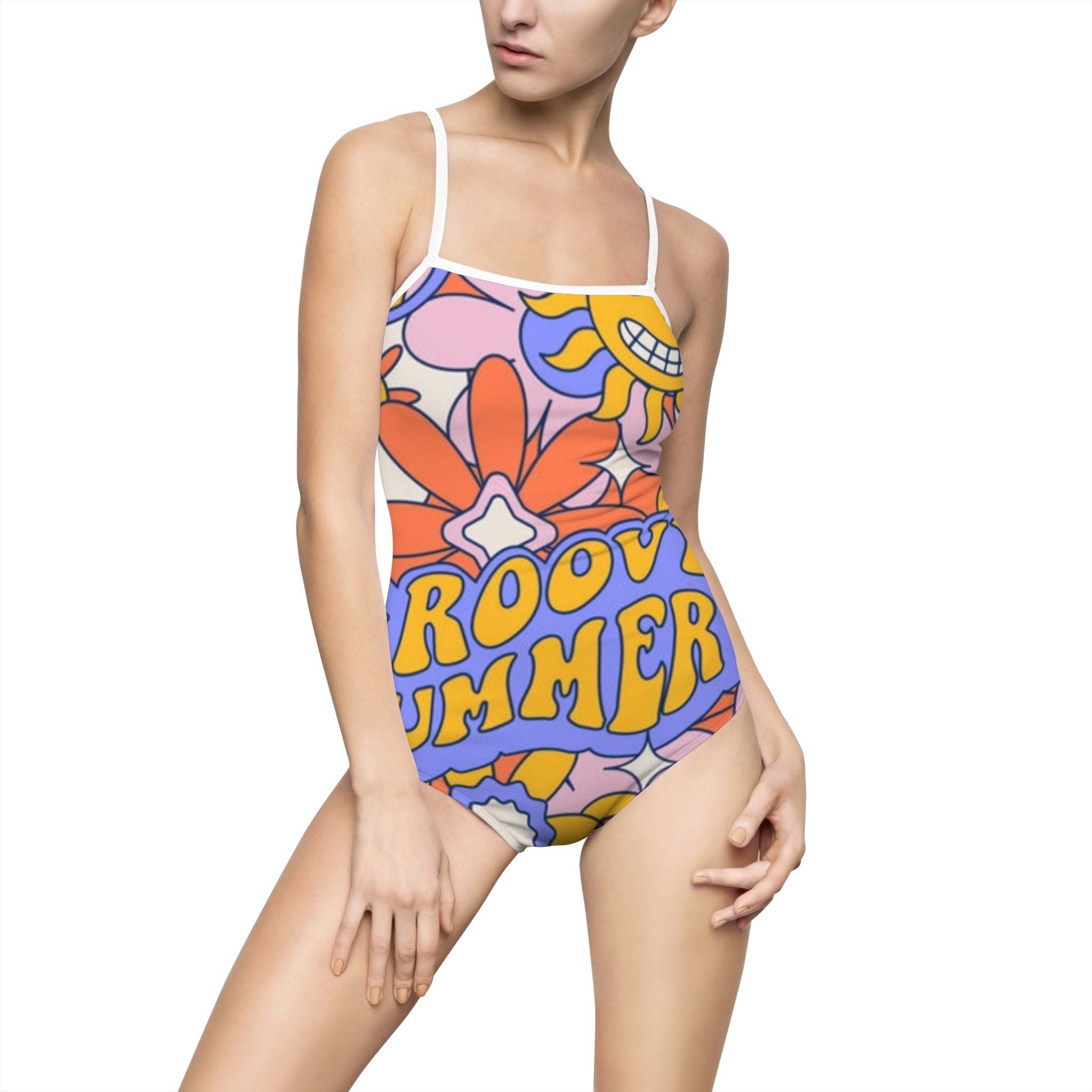 Groovy Summer Women's One-Piece Swimsuit