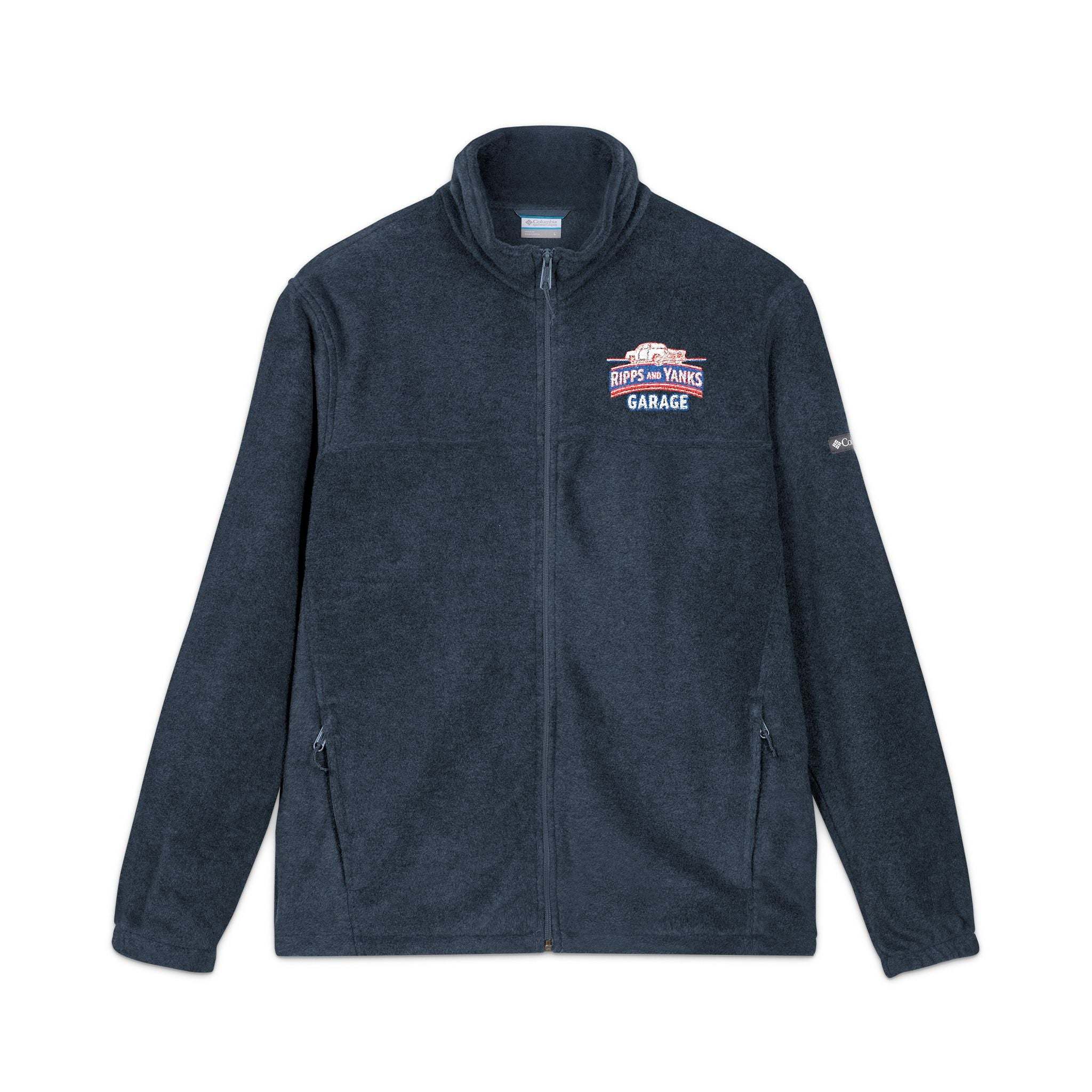 Ripps And Yanks Garage Cozy Embroidered Fleece Jacket