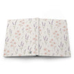 Floral Hardcover Journal - Blossoms & Lavender Design