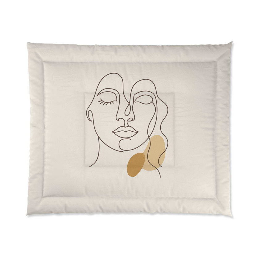 Minimal Line Art Face