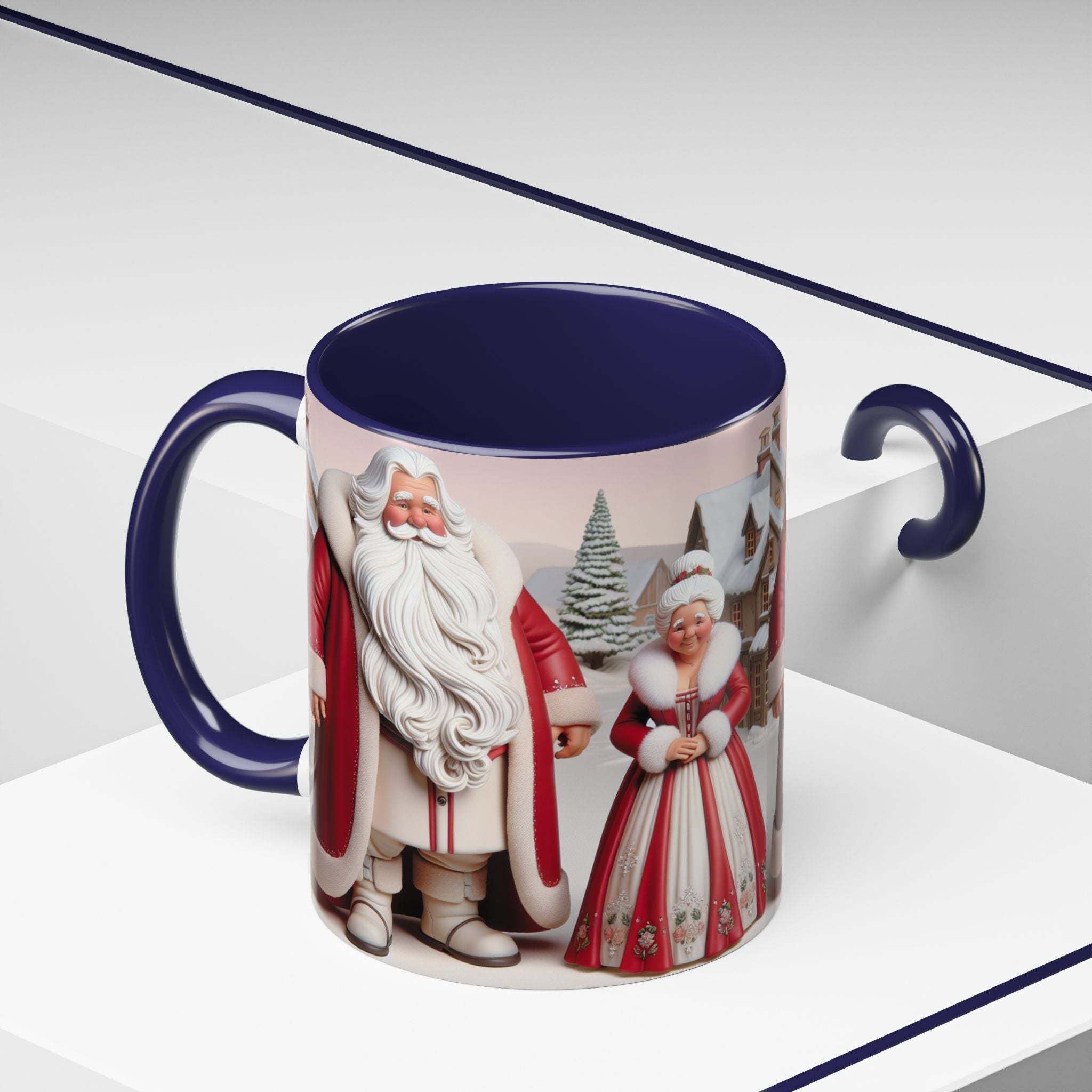 Ms Clause CoffeeLeanne Roberts DesignsMug Mr and Ms Clause Coffee or Hot Chocolate CeramicThis exquisite Mr and Ms Clause Ceramic Mug is the perfect addition to elevate your daily ritual or unwind in the evenings. Its vibrant hues and glossy sheen will in