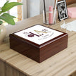 Elegant Jewelry Box with Floral Design for Keepsakes