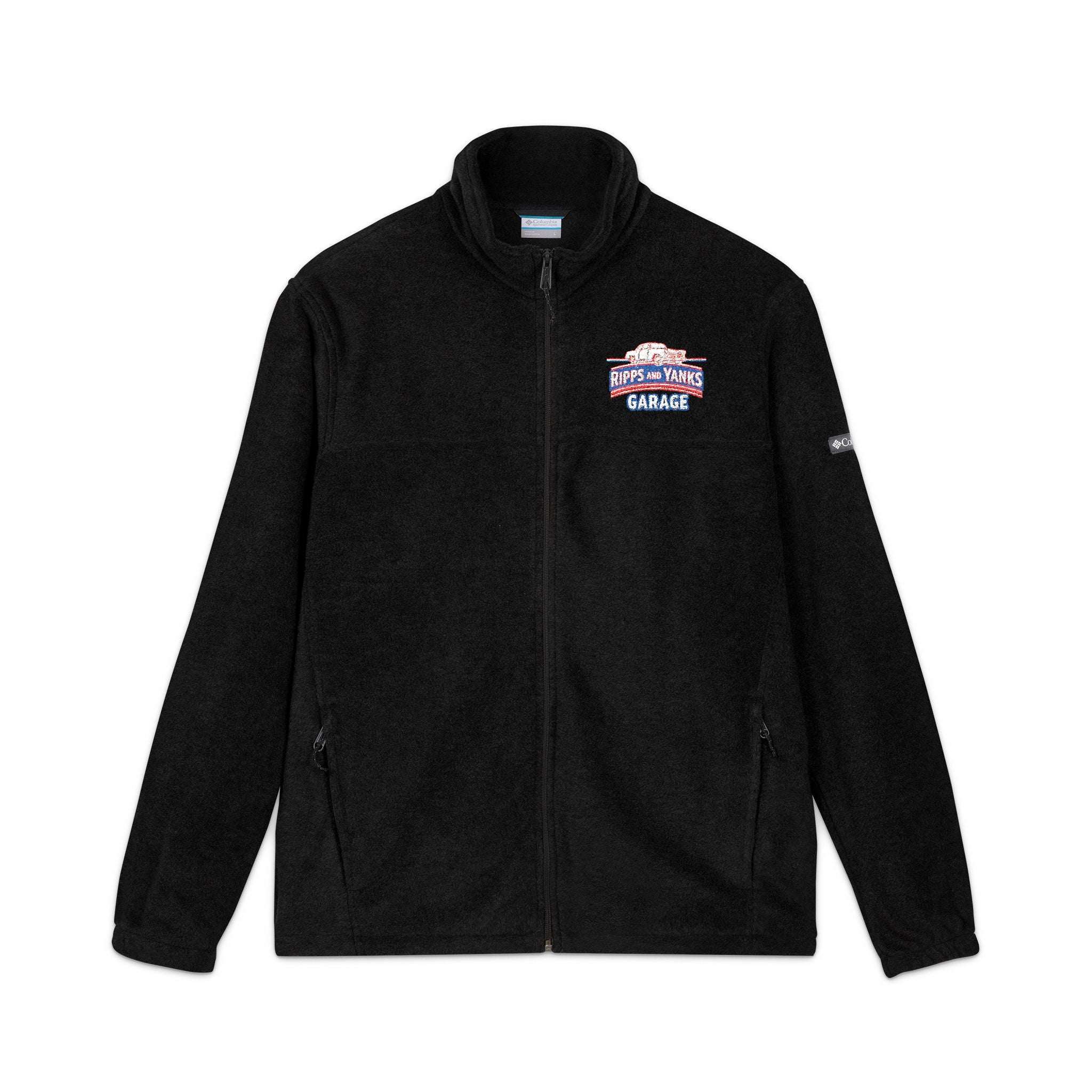 Ripps And Yanks Garage Cozy Embroidered Fleece Jacket