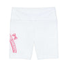 Workout Shorts — 'Baby Girl Energy' Pink Graphic Activewear