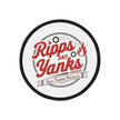 Iron-On Patches - Vintage 'Ripps and Yanks Garage' Design for Jackets