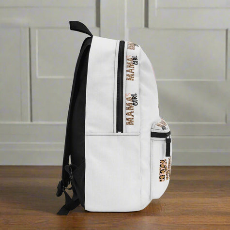 Mama's Girl Backpack - Cute Bunny Kids School Bag & Trendy Bookbag