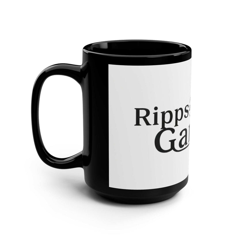 Ripps And Yanks Garage Custom Black Garage Mug - 15oz Coffee Cup