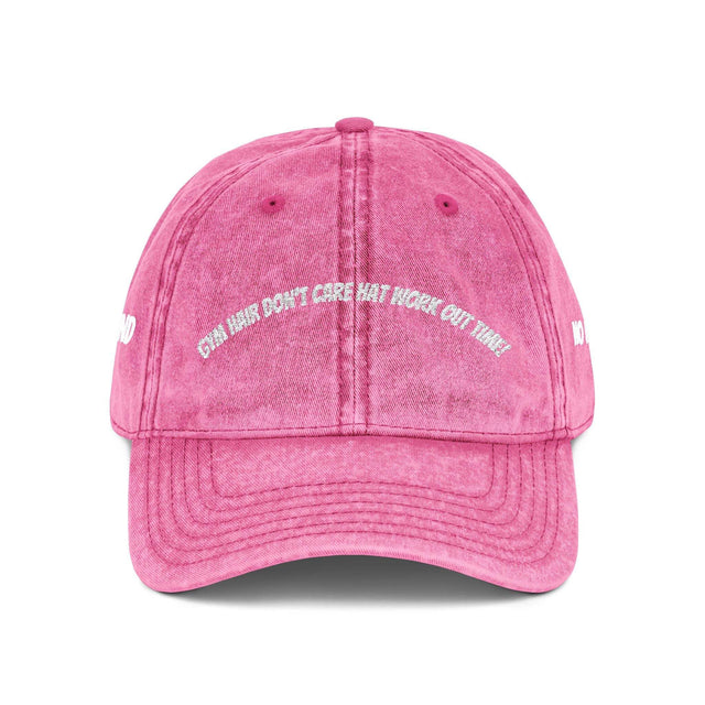 Vintage Embroidered Cap with Quirky Slogans