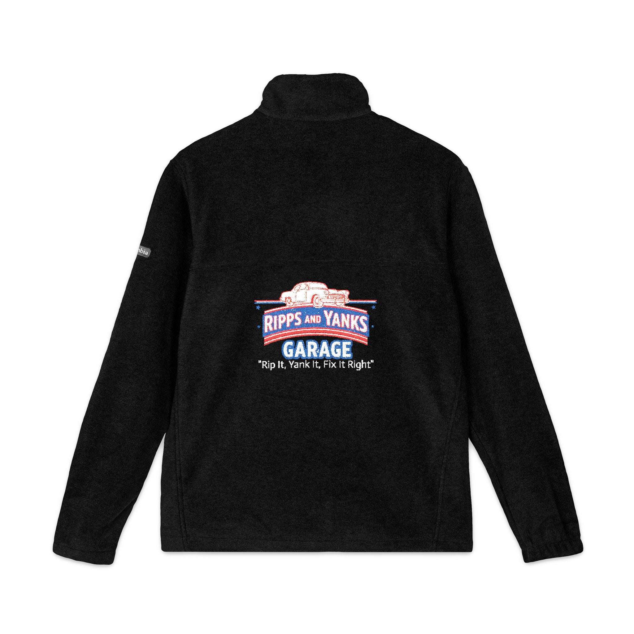 Ripps And Yanks Garage Cozy Embroidered Fleece Jacket