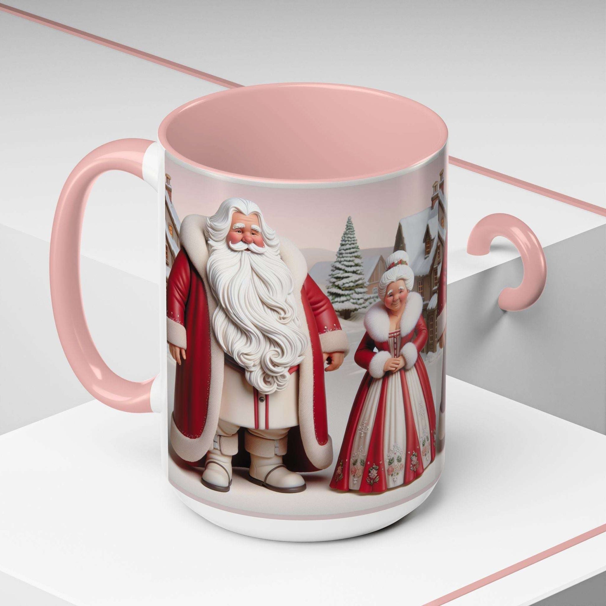 Ms Clause CoffeeLeanne Roberts DesignsMug Mr and Ms Clause Coffee or Hot Chocolate CeramicThis exquisite Mr and Ms Clause Ceramic Mug is the perfect addition to elevate your daily ritual or unwind in the evenings. Its vibrant hues and glossy sheen will in