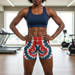Patriotic TiPatriotic Tie-Dye Women's Shortse-Dye Women's Shorts
