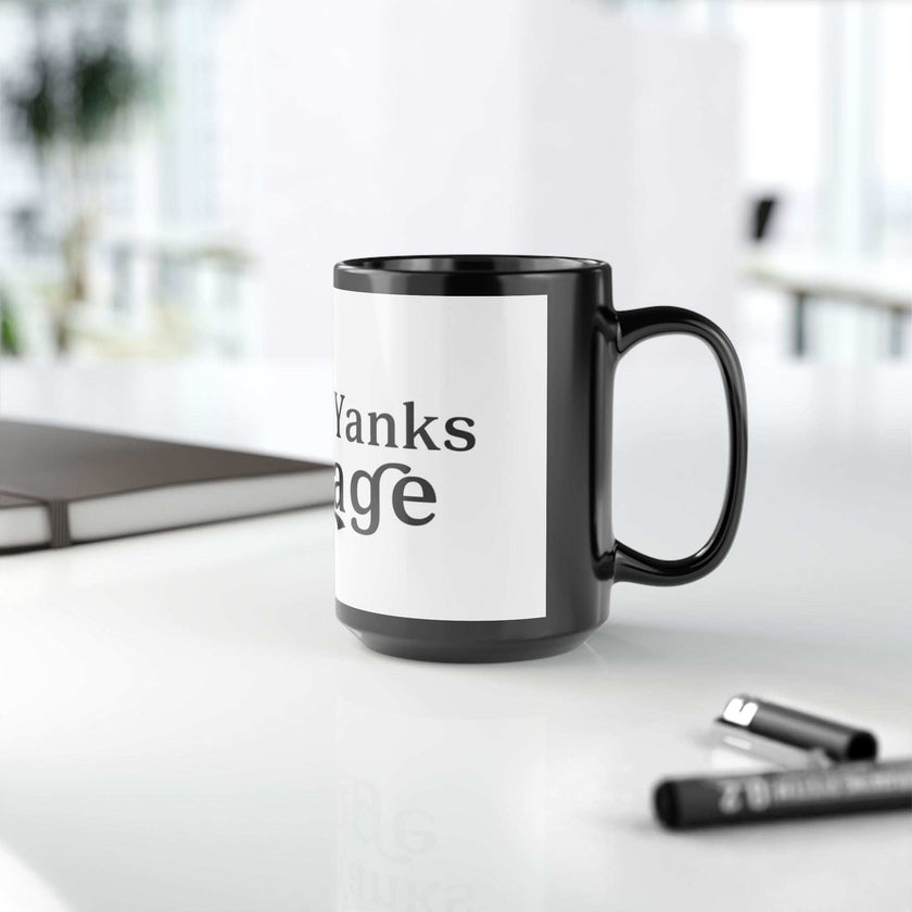 Ripps And Yanks Garage Custom Black Garage Mug - 15oz Coffee Cup