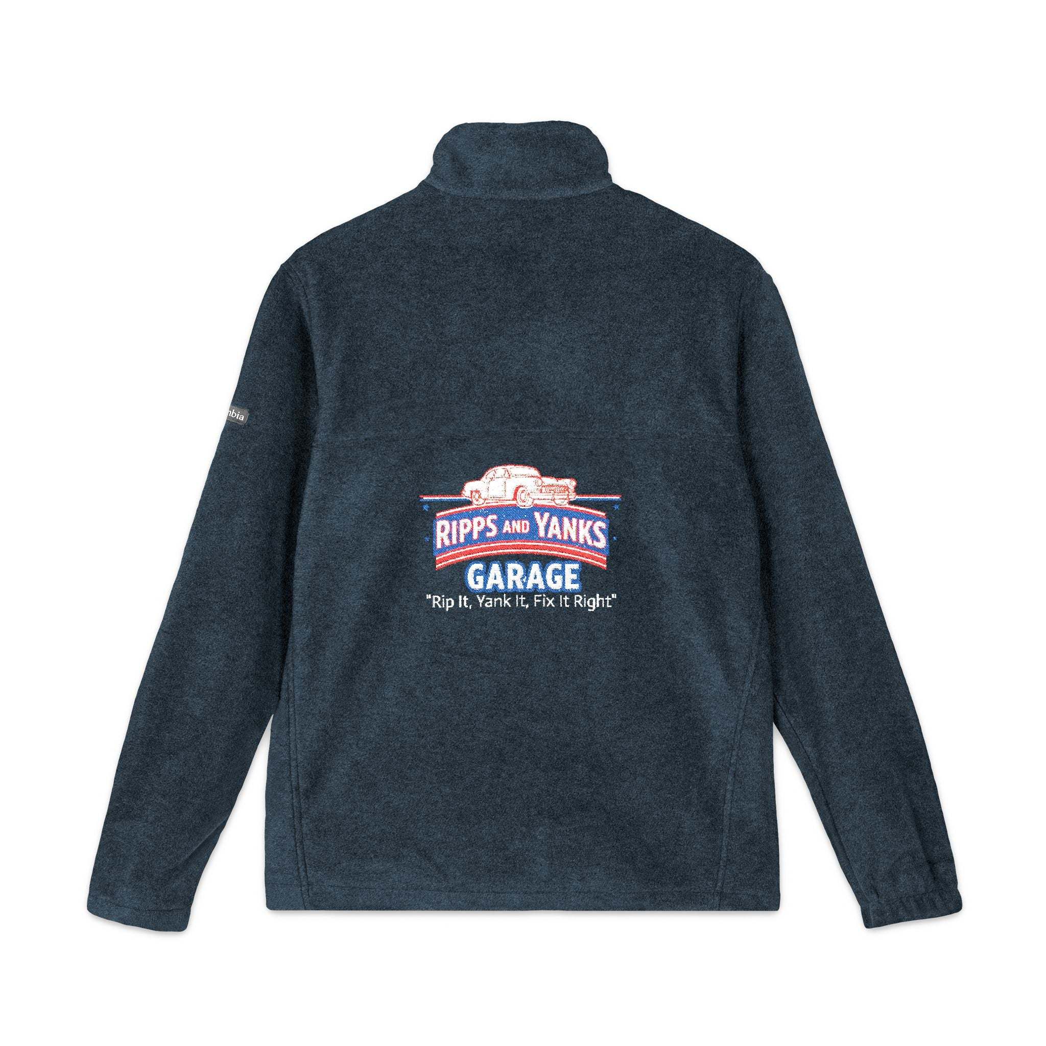 Ripps And Yanks Garage Cozy Embroidered Fleece Jacket