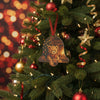 Cozy Bear Christmas Metal Ornament