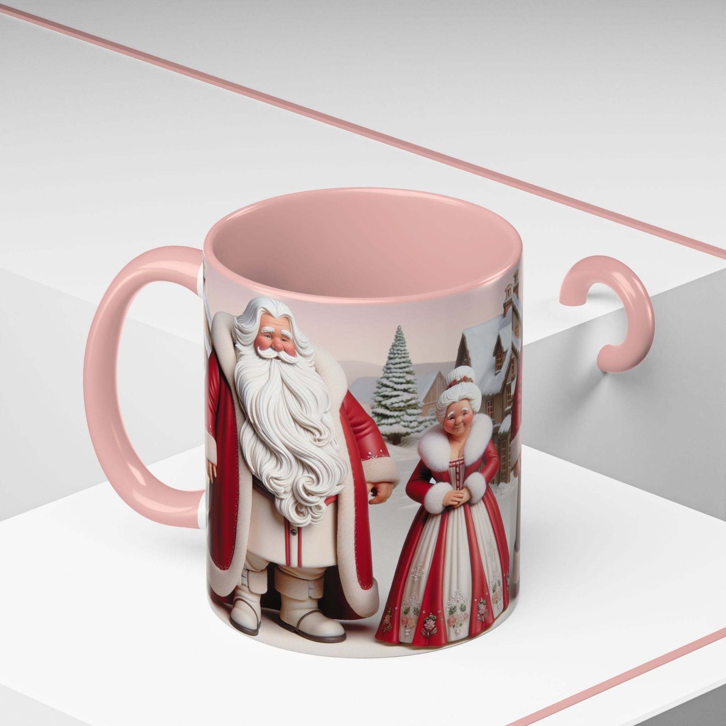 Ms Clause CoffeeLeanne Roberts DesignsMug Mr and Ms Clause Coffee or Hot Chocolate CeramicThis exquisite Mr and Ms Clause Ceramic Mug is the perfect addition to elevate your daily ritual or unwind in the evenings. Its vibrant hues and glossy sheen will in