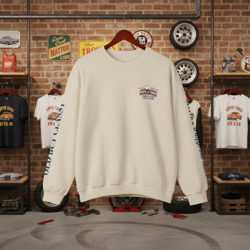 Vintage Garage Crewneck Sweatshirt