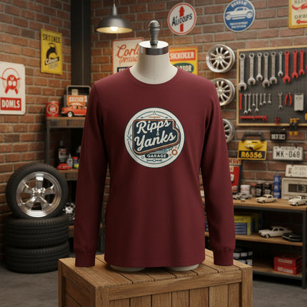 Vintage Garage Unisex Long Sleeve Tee