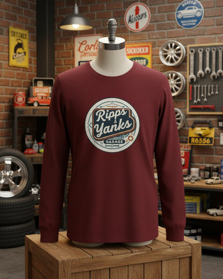 Vintage Garage Unisex Long Sleeve Tee