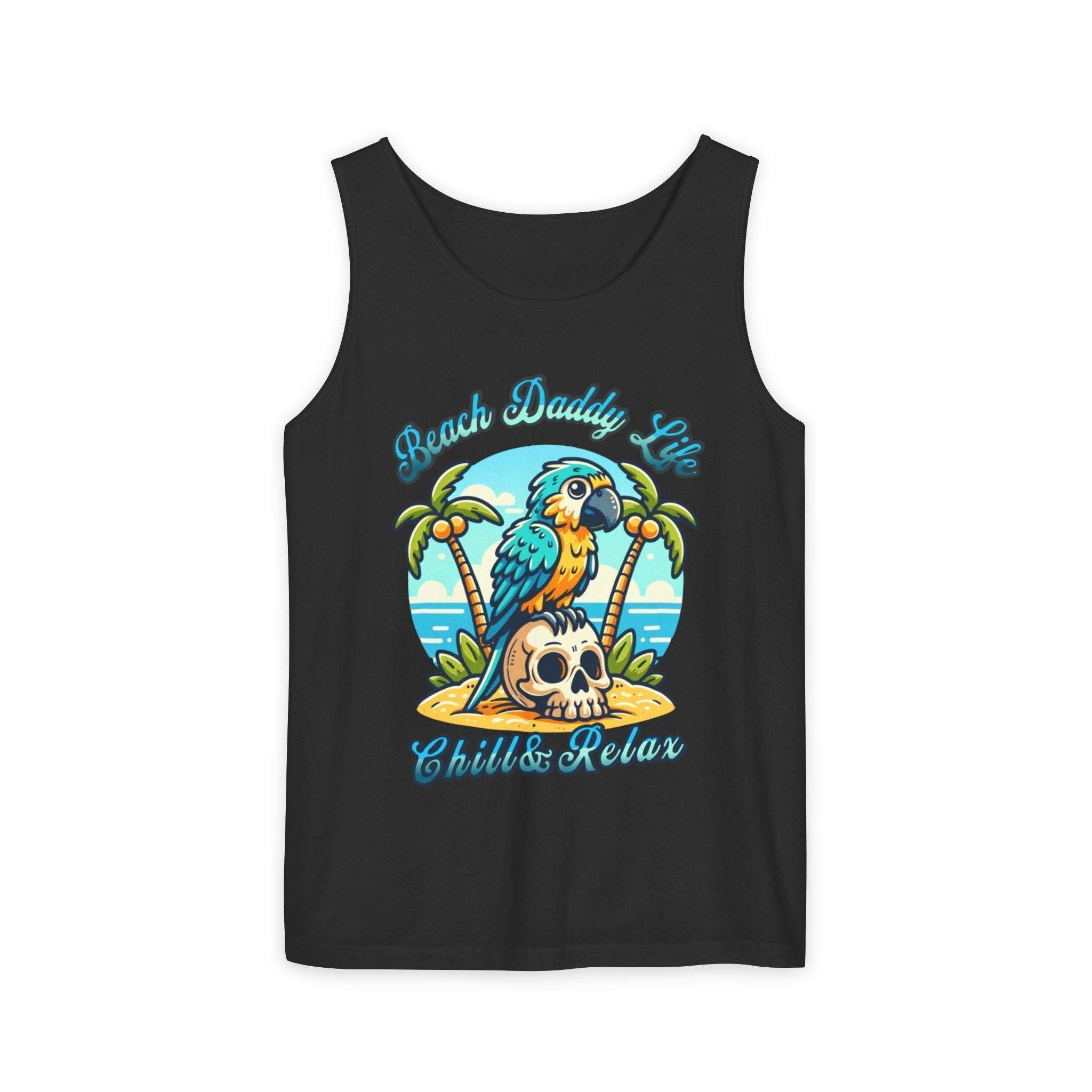 Beach Daddy Life Tank TopLeanne Roberts DesignsBeach Daddy Life Tank TopXS
S
M
L
XL
2XL
3XL




Width, in
16.50
17.50
19.50
21.25
23.00
25.00
27.00


Length, in
25.25
26.62
28.00
29.37
30.75
31.62
32.50



The Beach Daddy Life Tank Top e