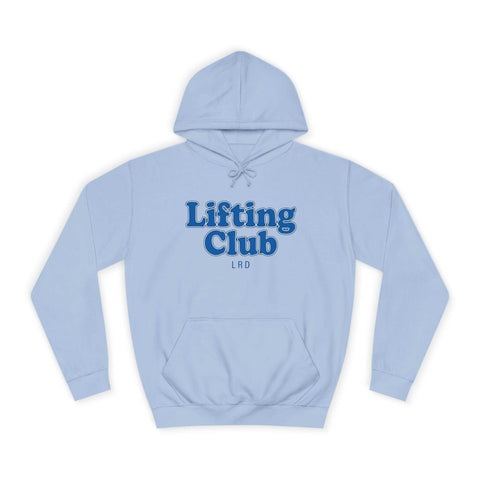 Lifting Club Hoodie — Skeleton Weightlifter Graphic Pullover