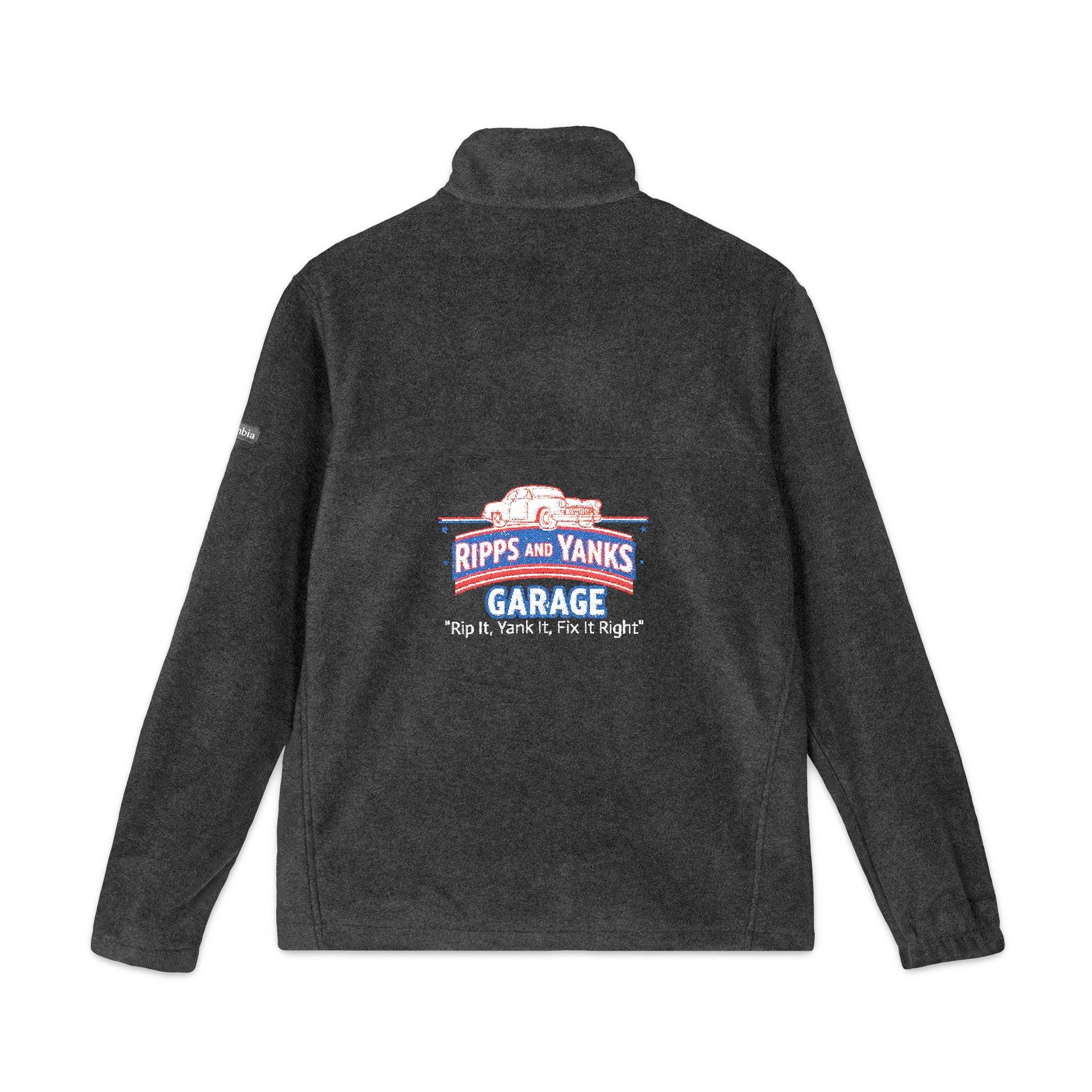 Ripps And Yanks Garage Cozy Embroidered Fleece Jacket