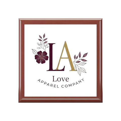 Elegant Jewelry Box with Floral Design for Keepsakes