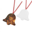 Cozy Bear Christmas Metal Ornament