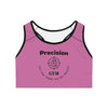 Precision Gym Sports Bra - Hit Your Target, Workout, Fitness Apparel, Activewear, Gym Wear, Exercise Top