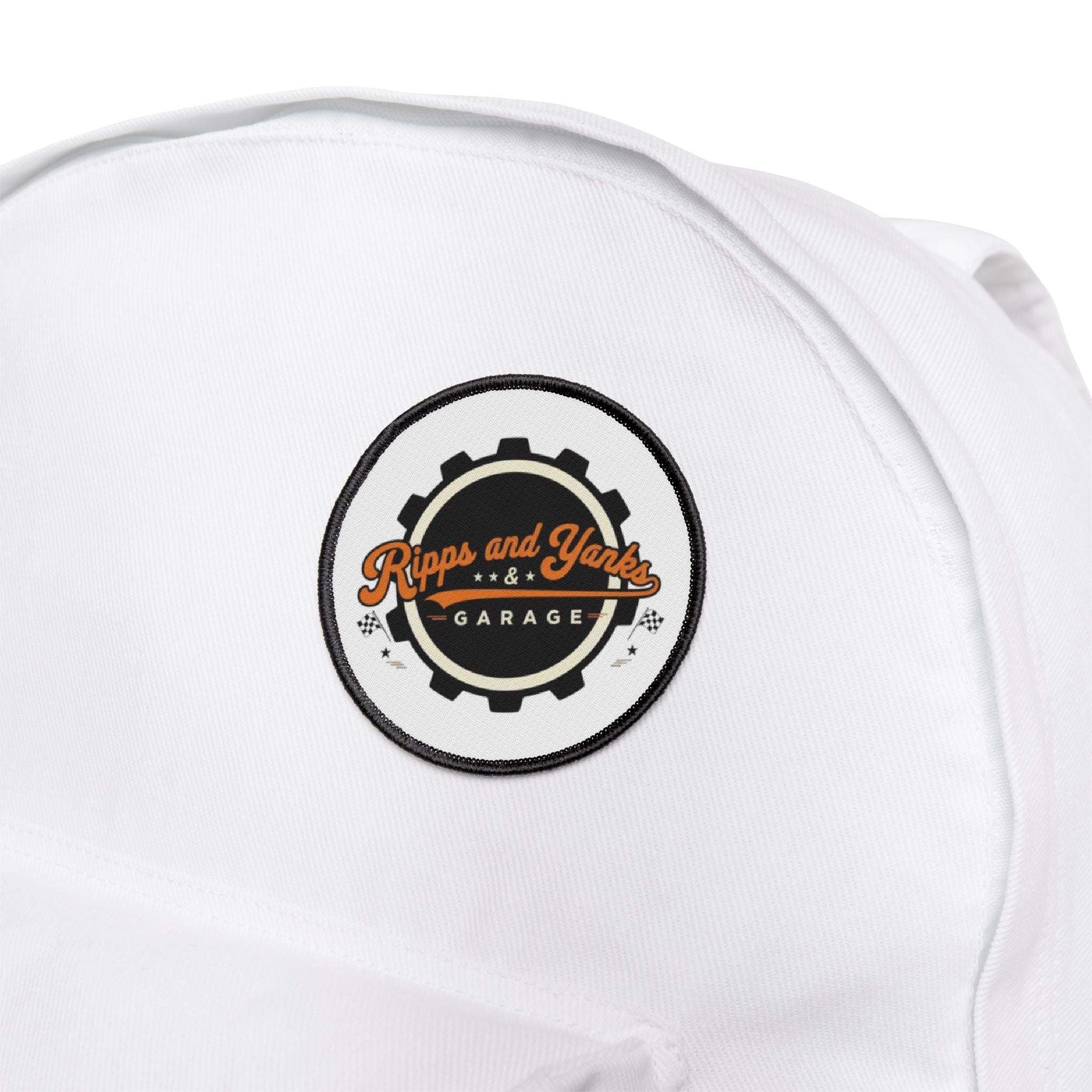 Iron-On Patch - Ripps And Yanks Garage Vintage Patch for Car Guys