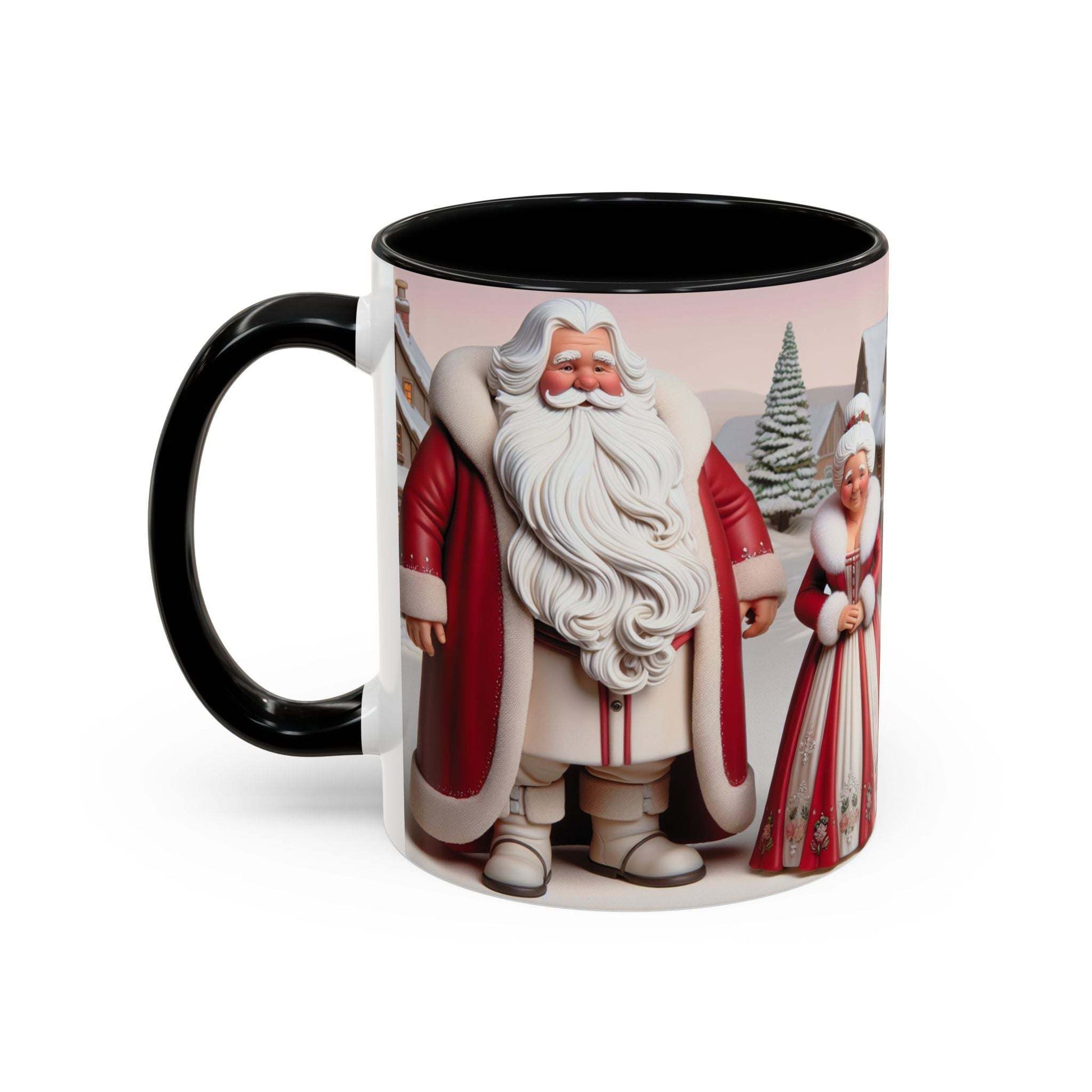Ms Clause CoffeeLeanne Roberts DesignsMug Mr and Ms Clause Coffee or Hot Chocolate CeramicThis exquisite Mr and Ms Clause Ceramic Mug is the perfect addition to elevate your daily ritual or unwind in the evenings. Its vibrant hues and glossy sheen will in