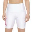 Workout Shorts — 'Baby Girl Energy' Pink Graphic Activewear